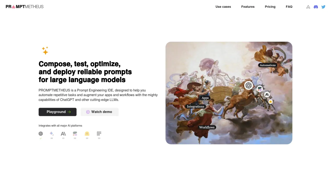 Promptmetheus screenshot