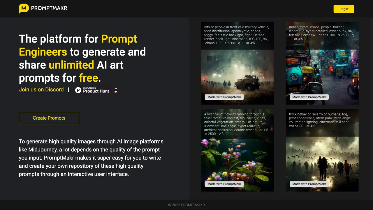 PromptMakr screenshot