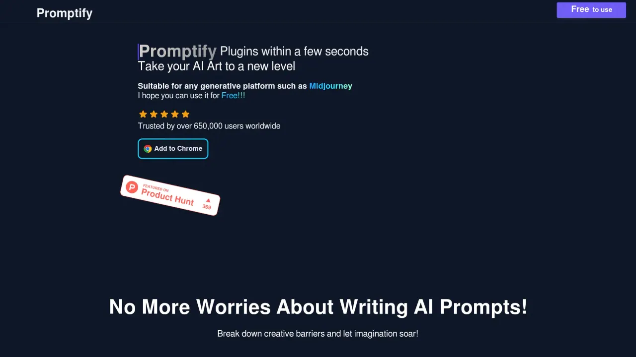 Promptify screenshot