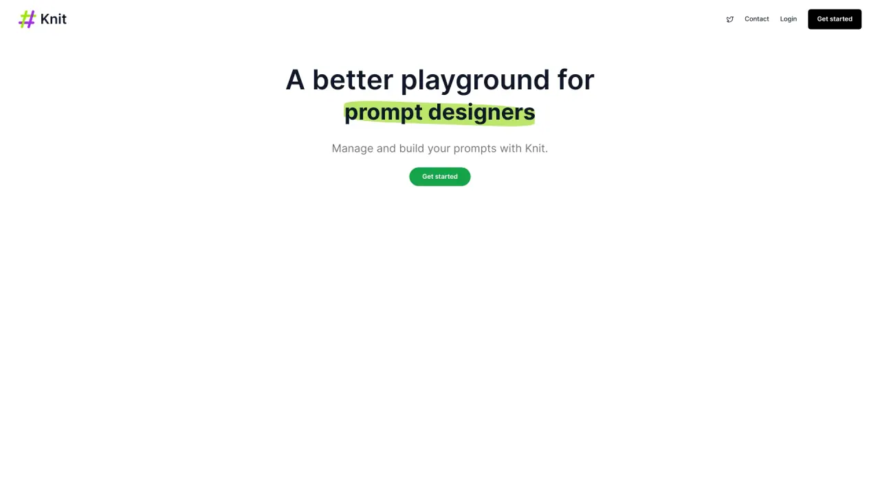 Promptknit screenshot