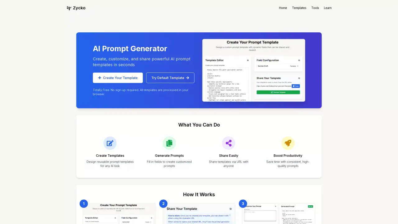AI Prompt Generator screenshot