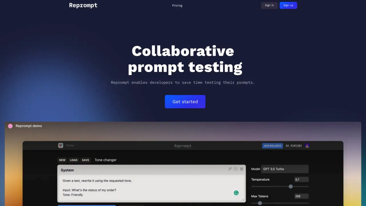 Reprompt screenshot