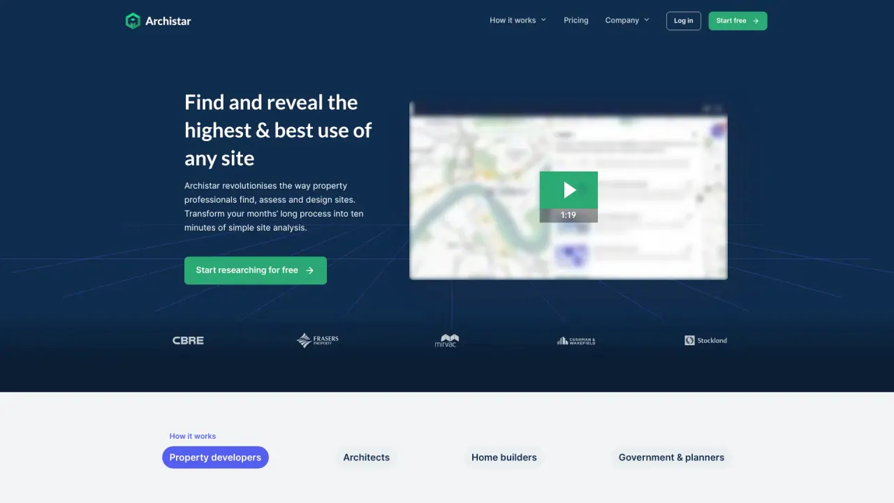 Archistar screenshot