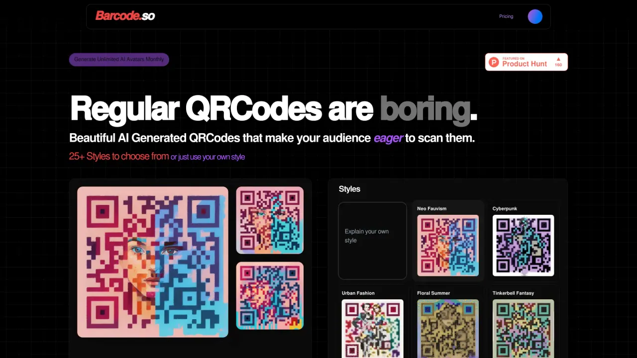 Barcode screenshot