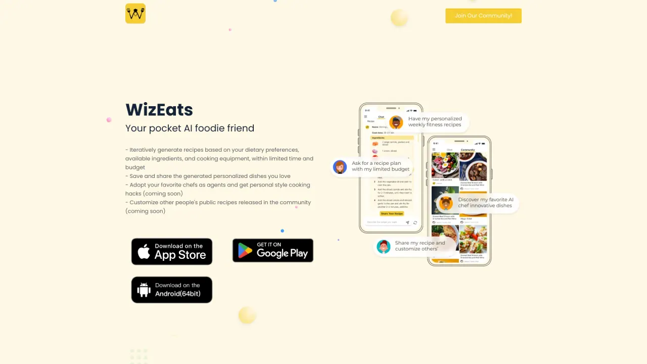 WizEats screenshot