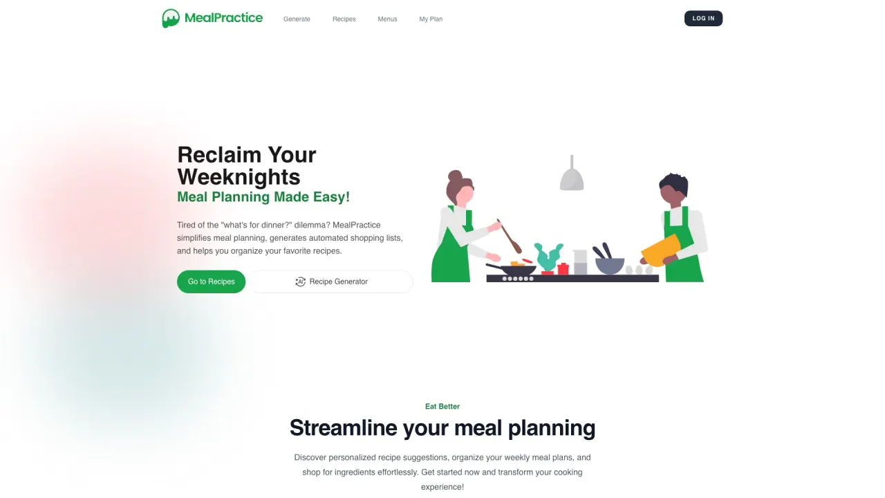 Mealpractice screenshot