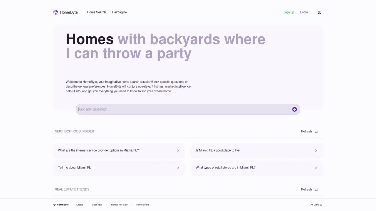 Flyhomes screenshot