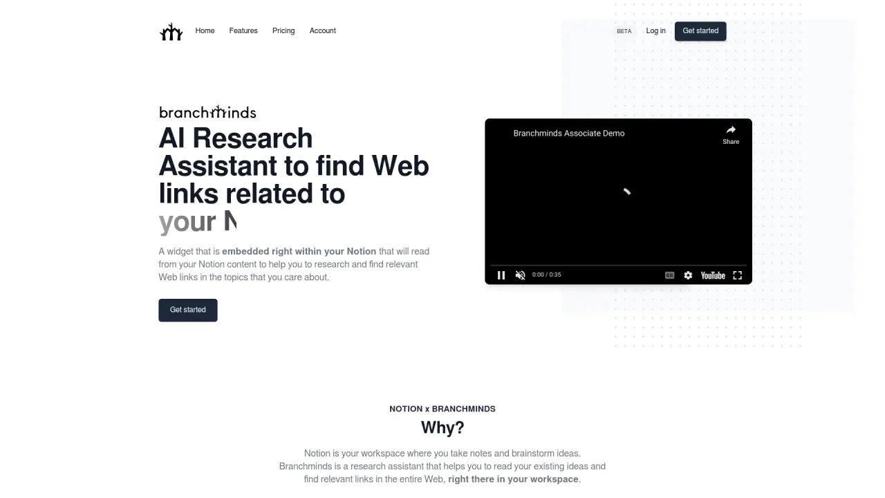 Branchminds screenshot