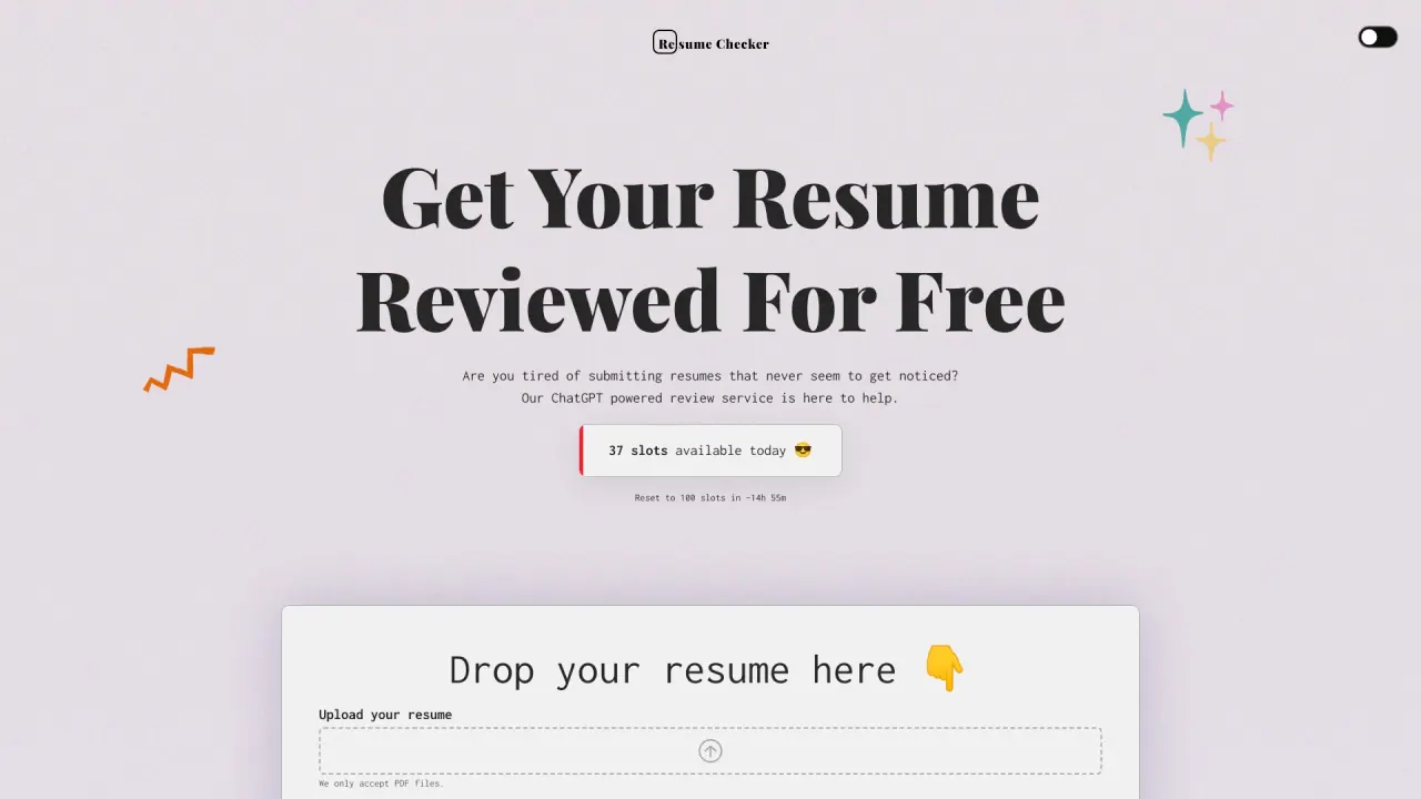 AIResume Checker screenshot