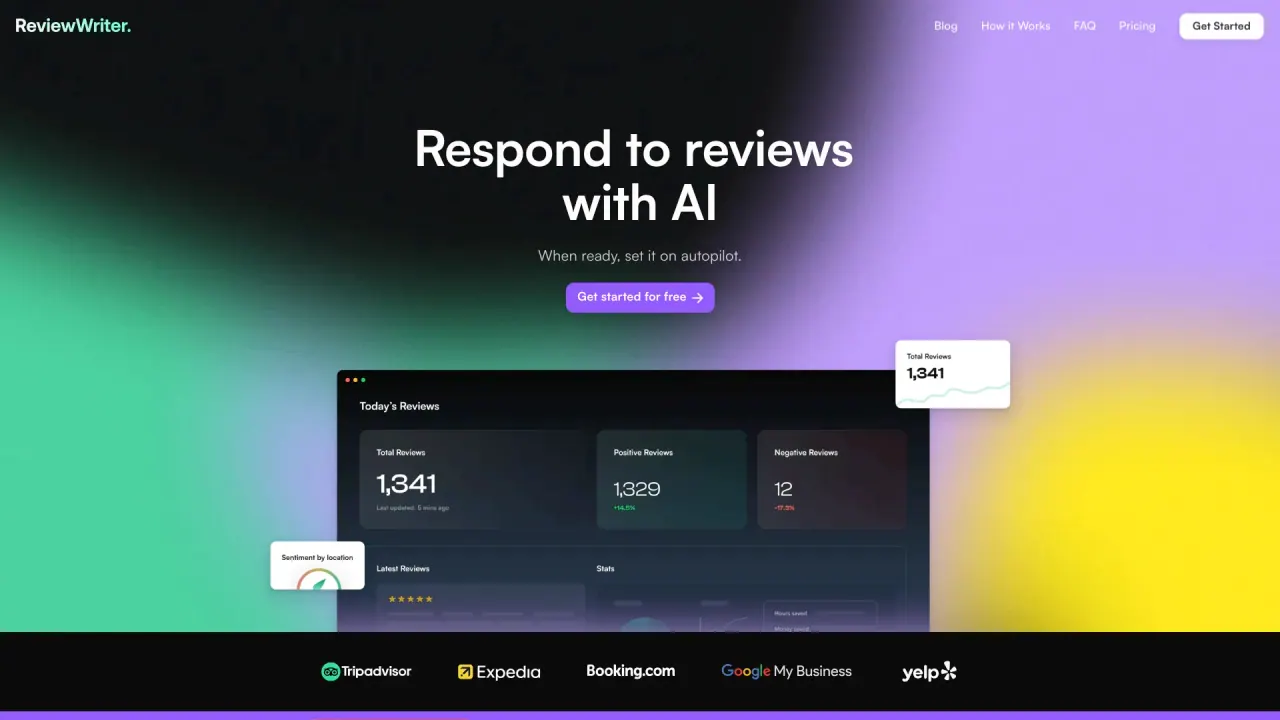Reviewwriter screenshot
