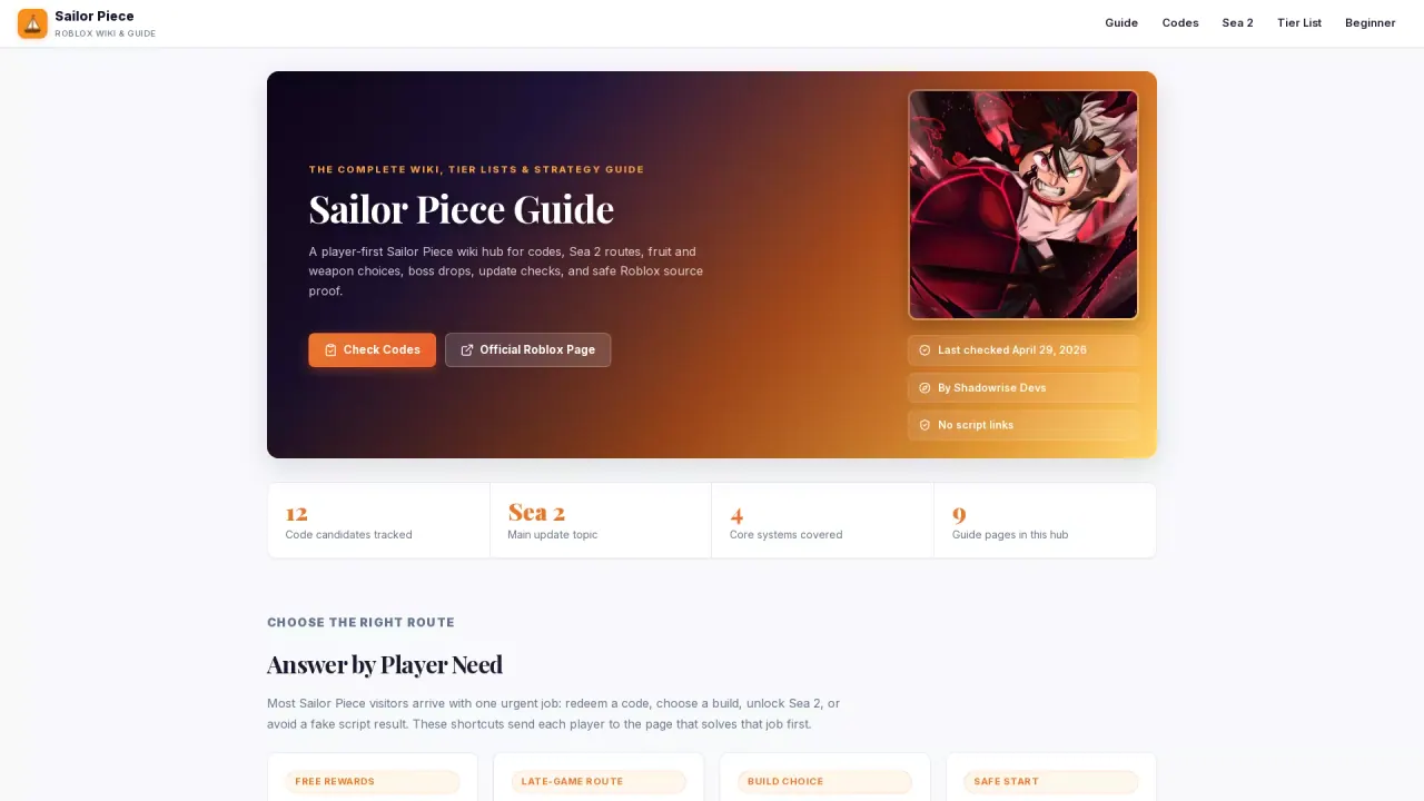 SailorPiece screenshot