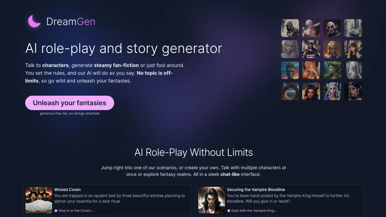 DreamGen screenshot