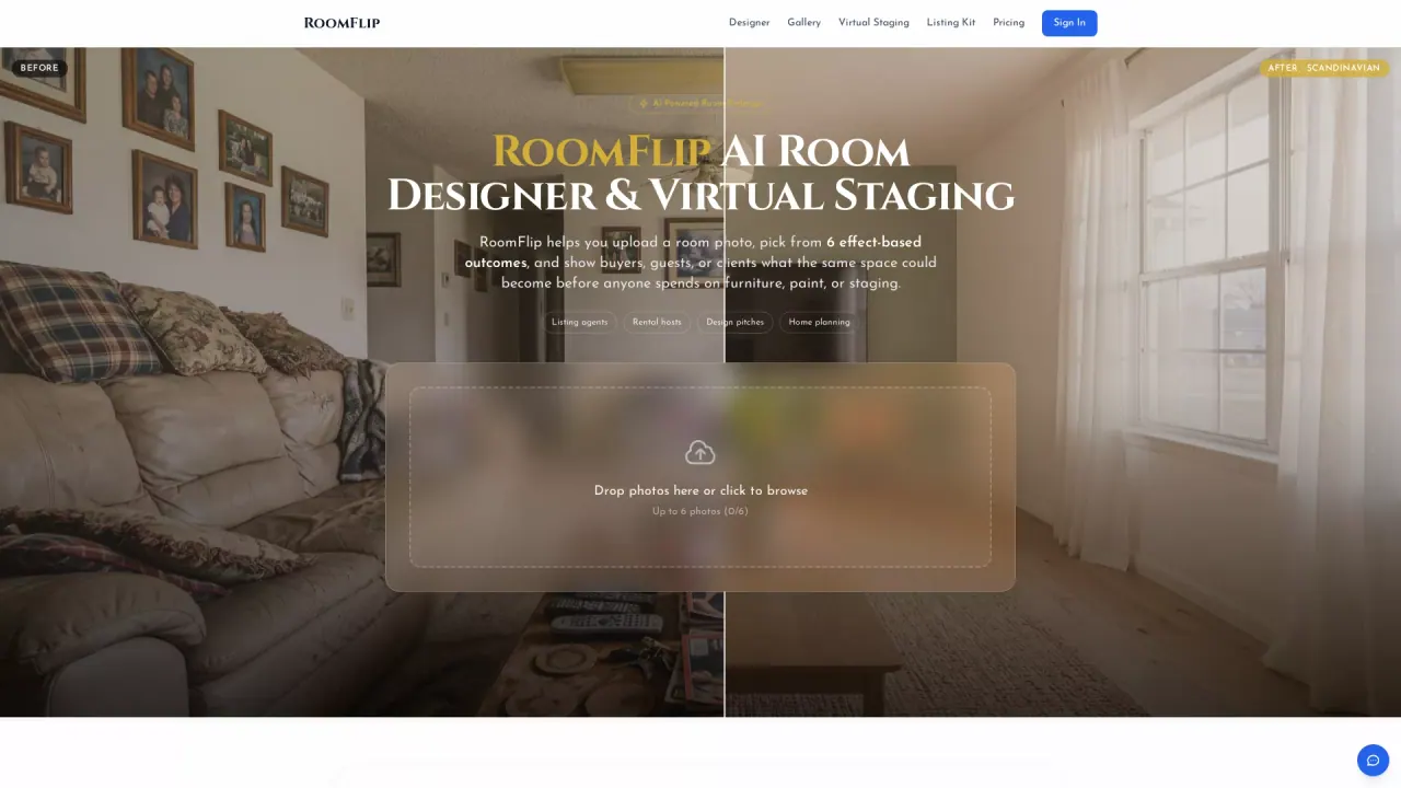 RoomFlip screenshot