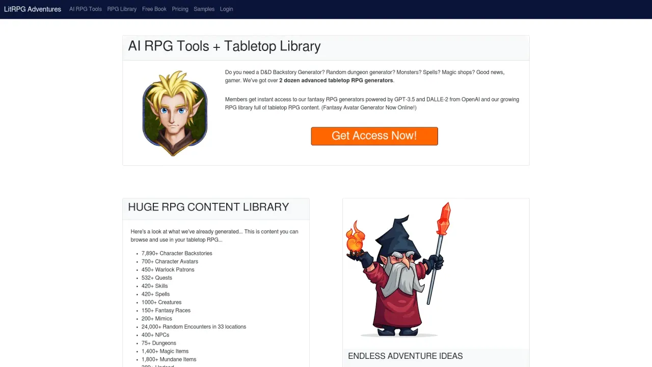 Litrpgadventures screenshot