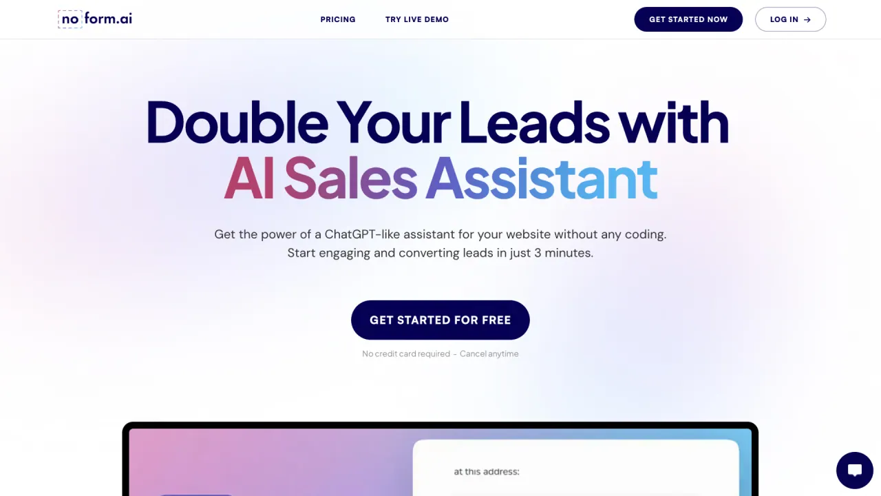 Noform AI screenshot