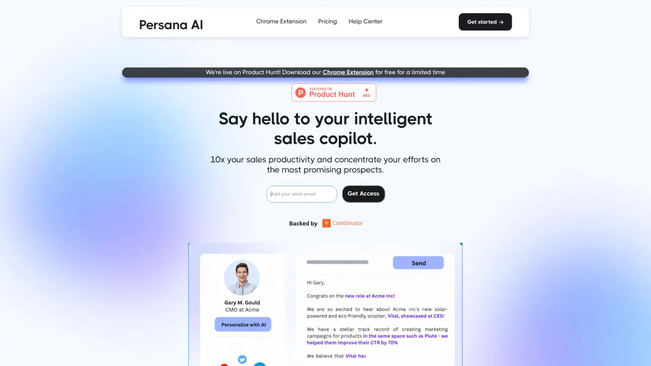 PersanaAI screenshot