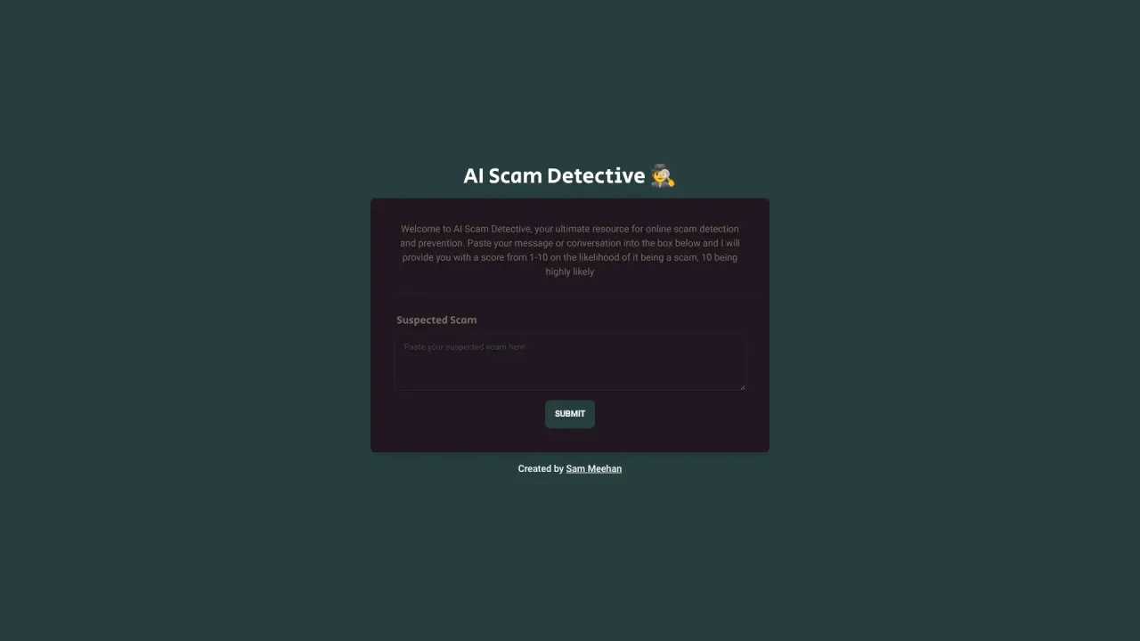 AIScam Detective screenshot