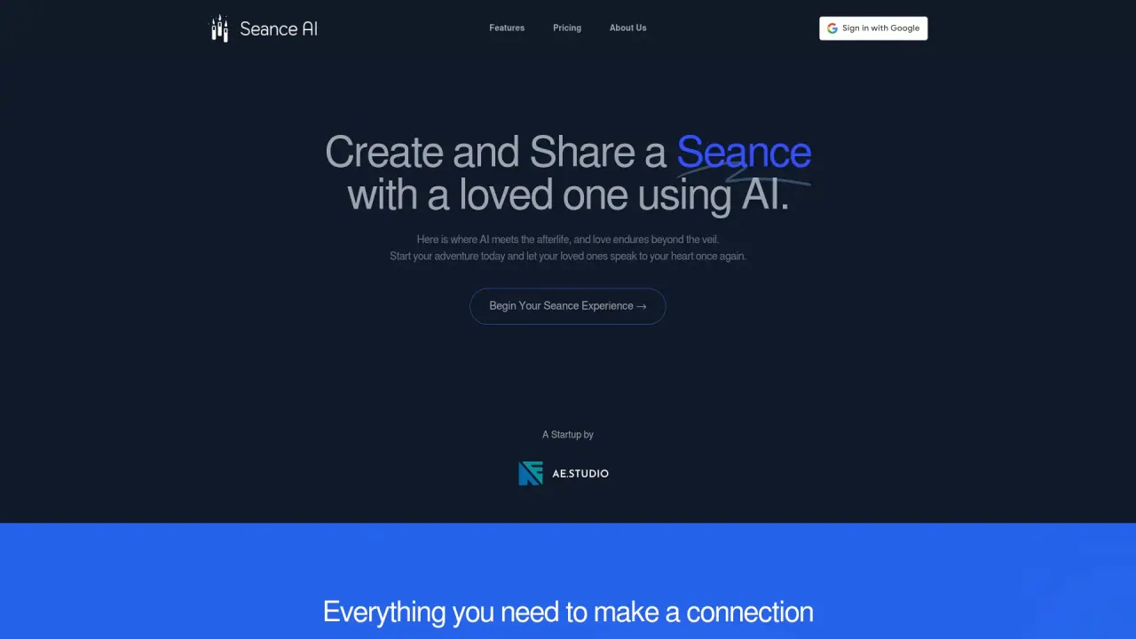 Seance AI screenshot