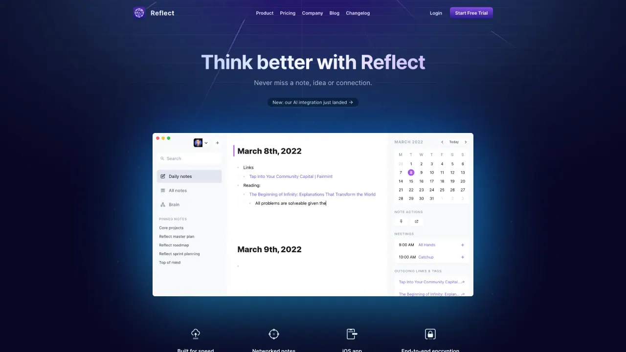 Reflect screenshot