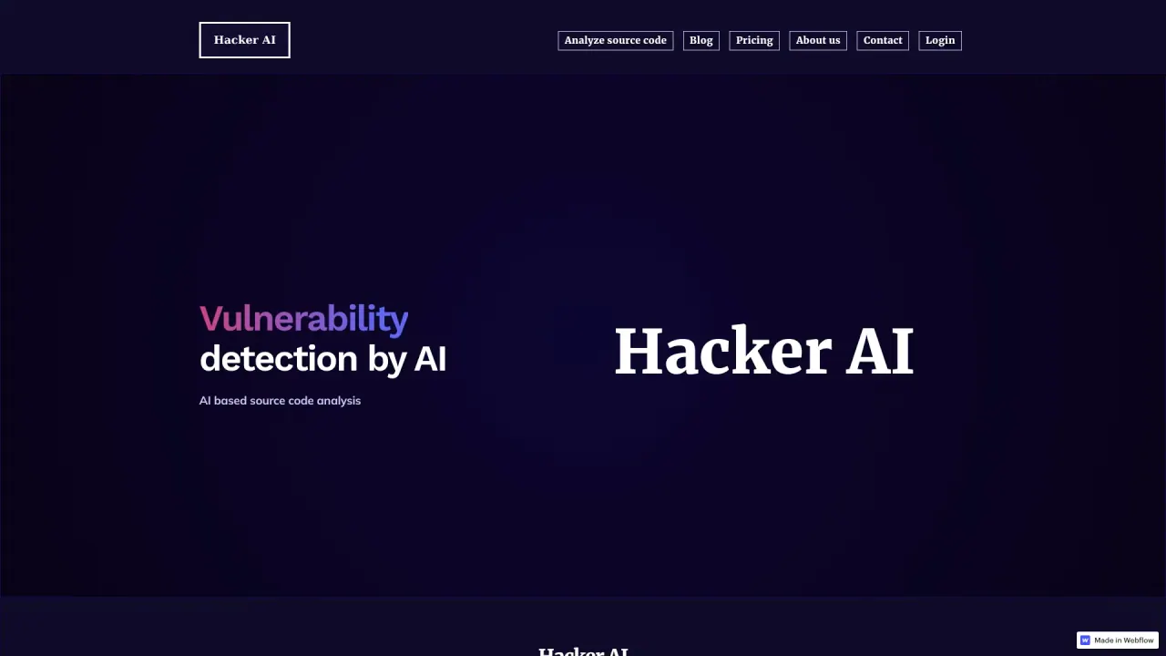 Hacker AI screenshot