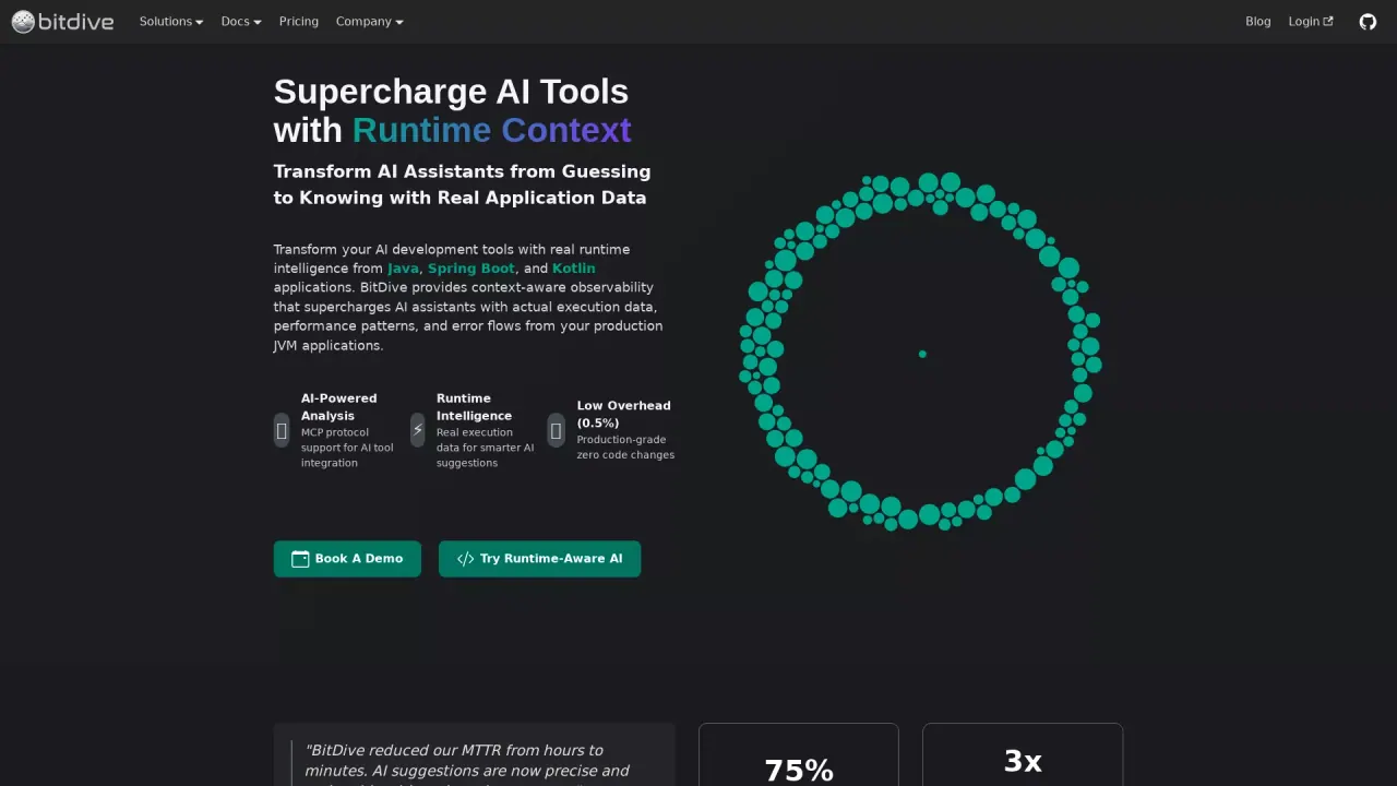 BitDive screenshot