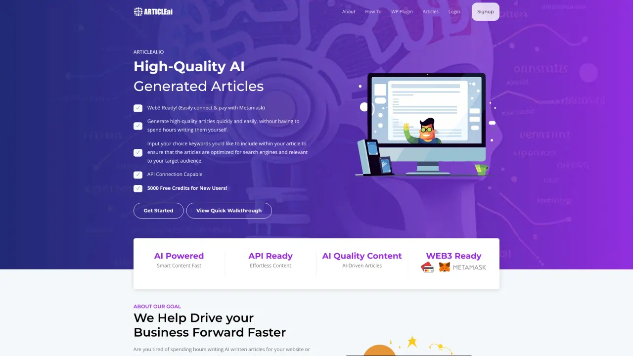 ArticleAI screenshot