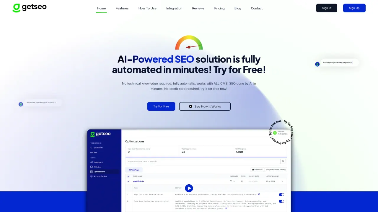 getseo.ai screenshot