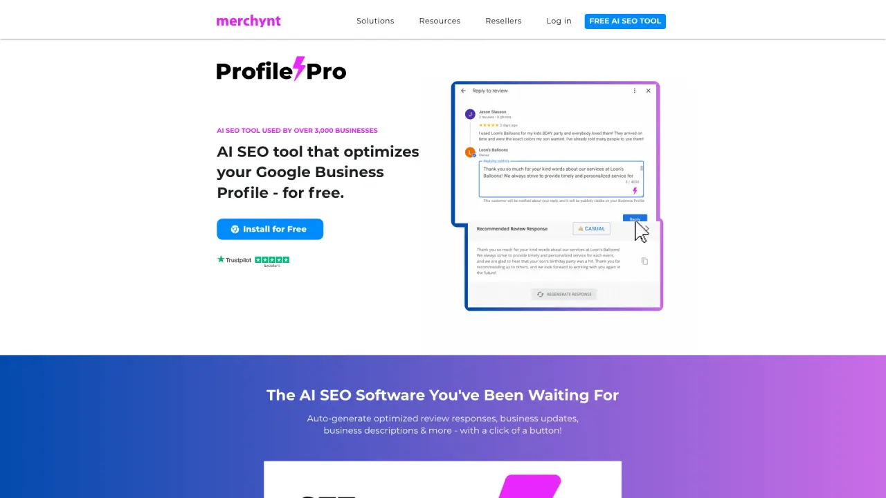 ProfilePro screenshot