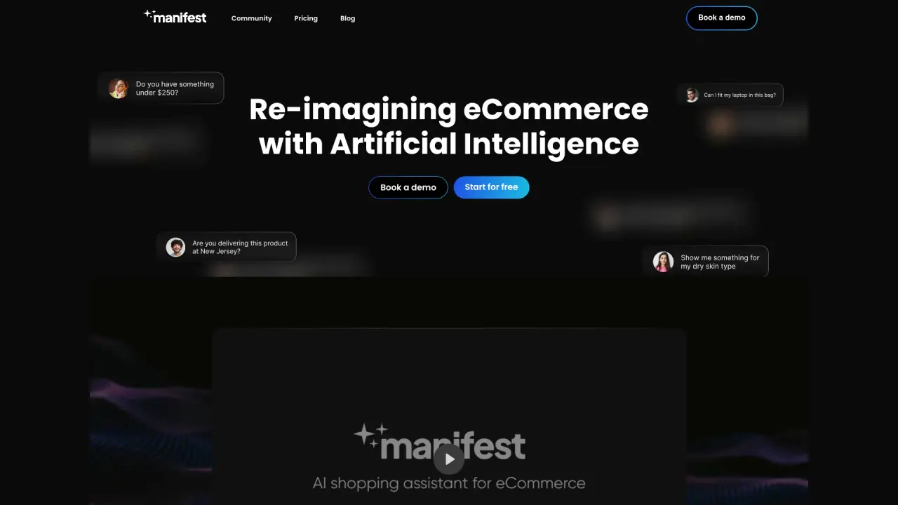 Manifest AI screenshot