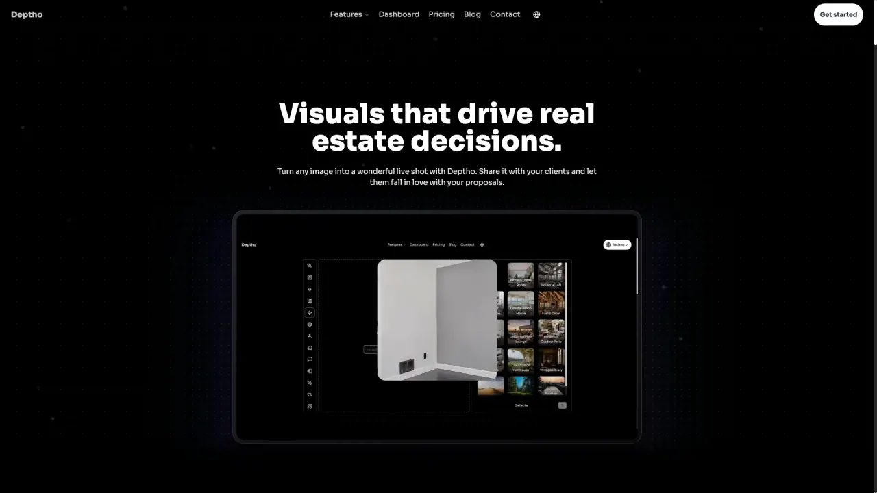 Deptho.ai screenshot