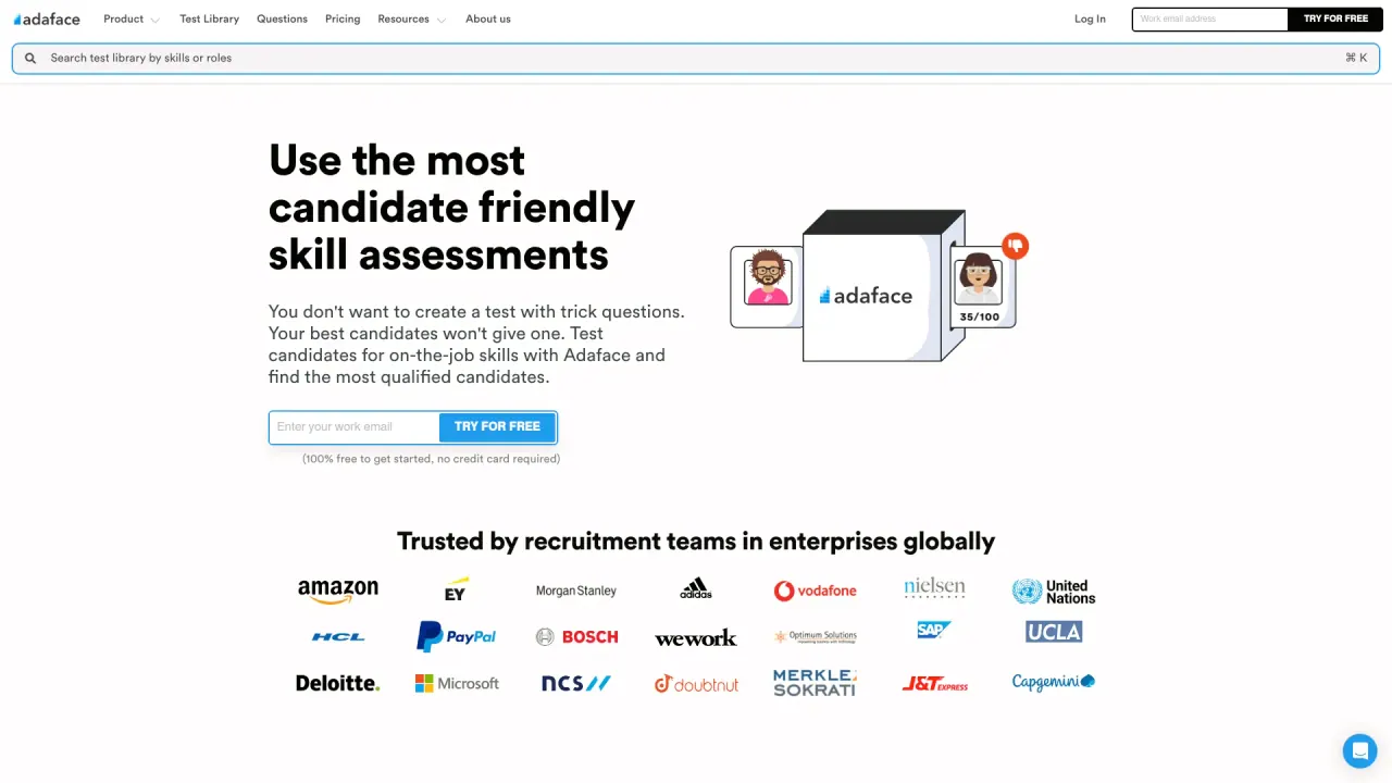 Adaface screenshot