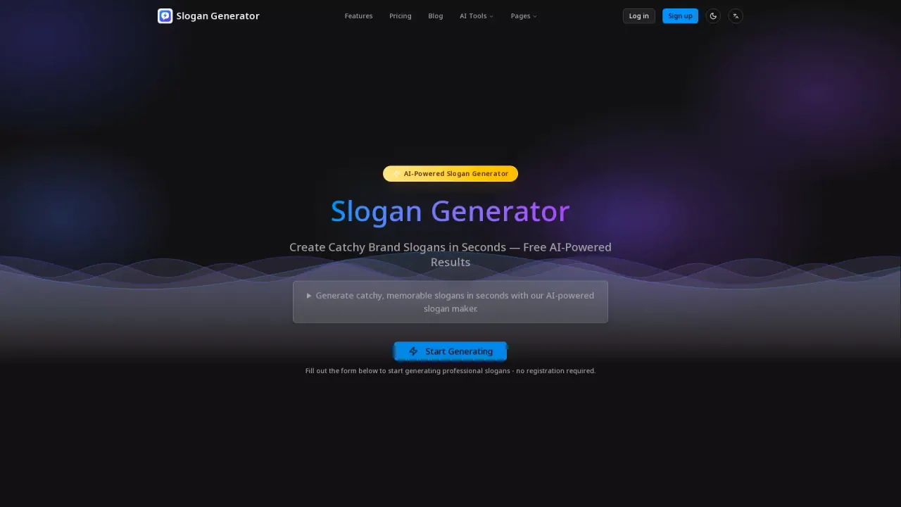 Slogan Generator screenshot
