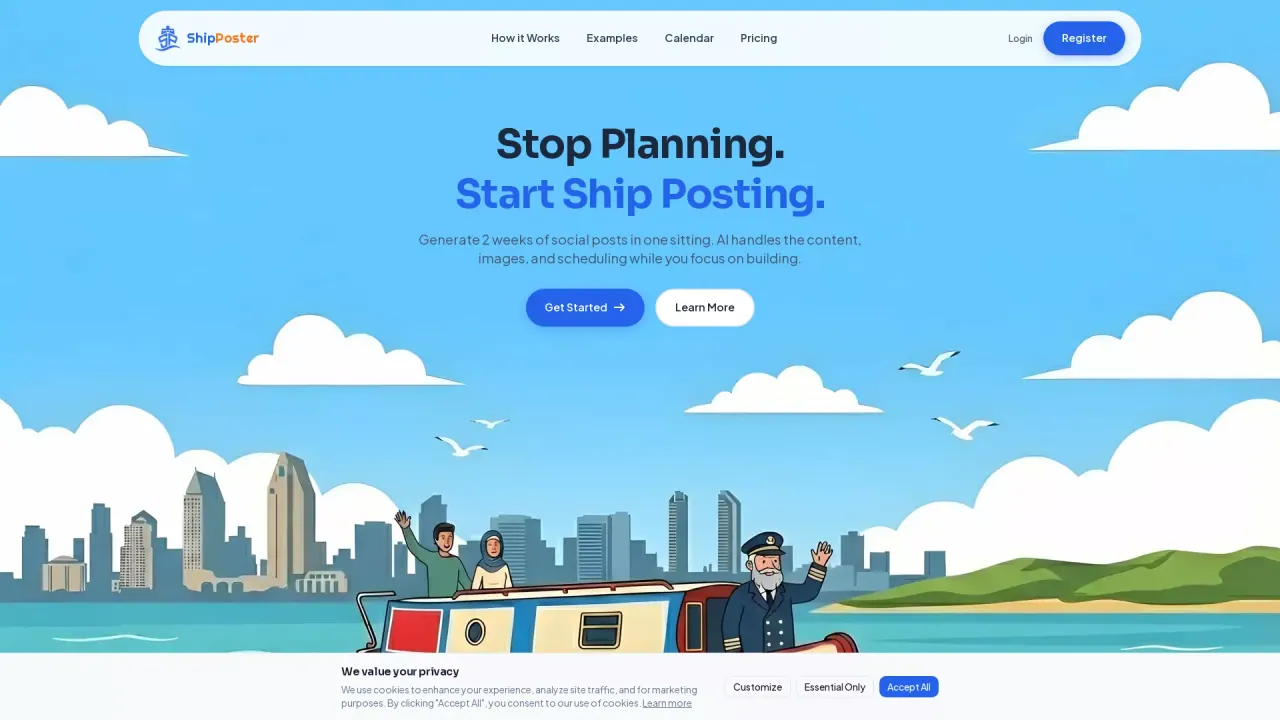 ShipPoster screenshot