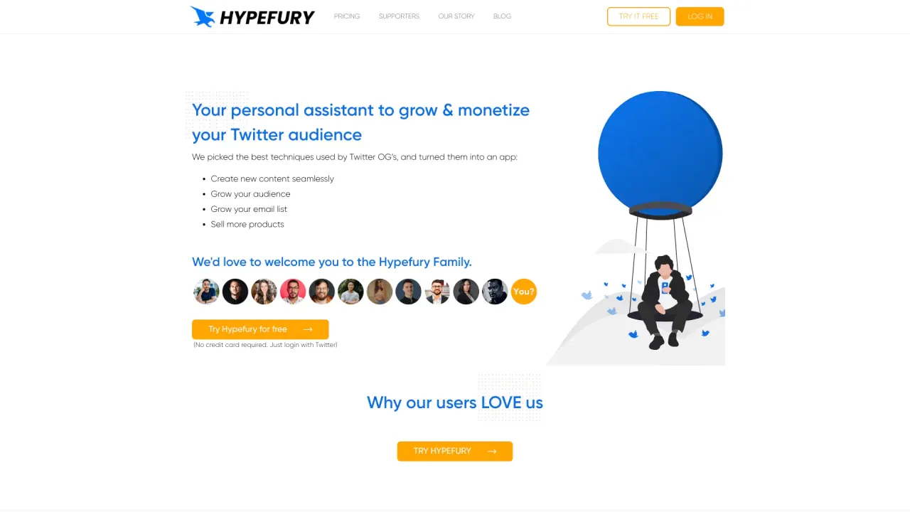Hypefury screenshot