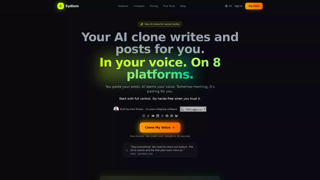 Sydium screenshot