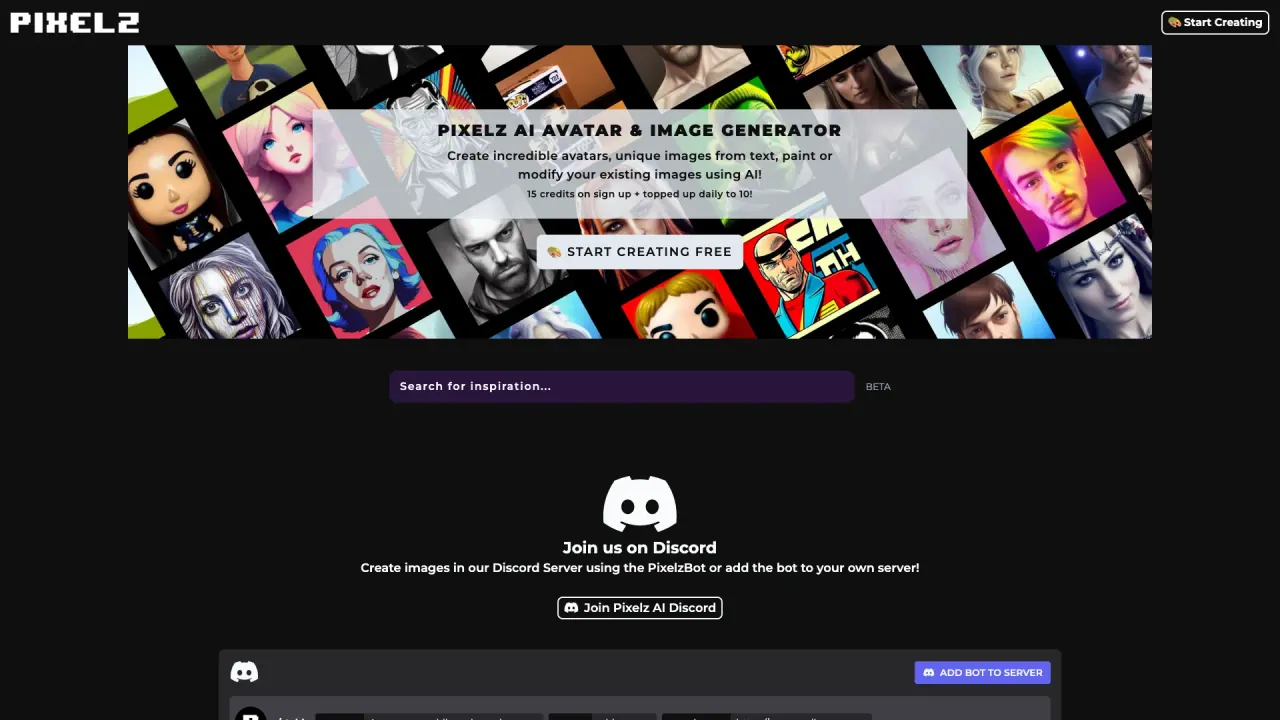 Pixelz screenshot