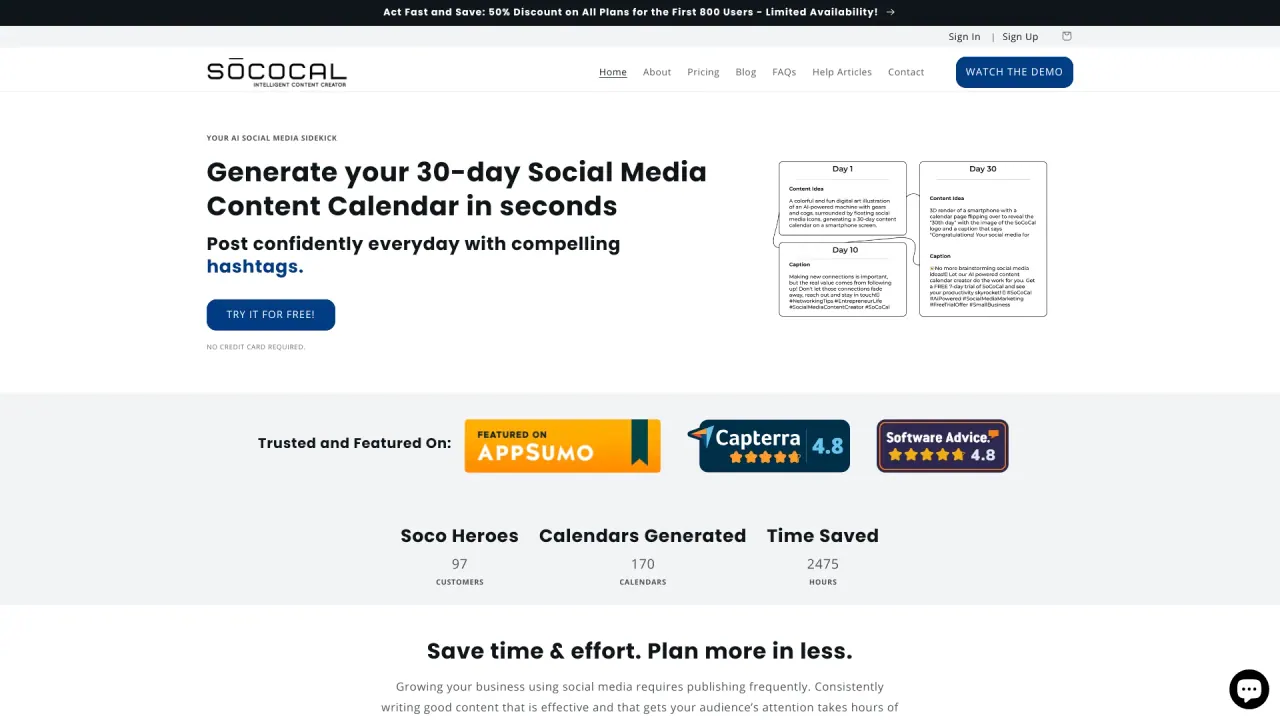 SococalAI screenshot
