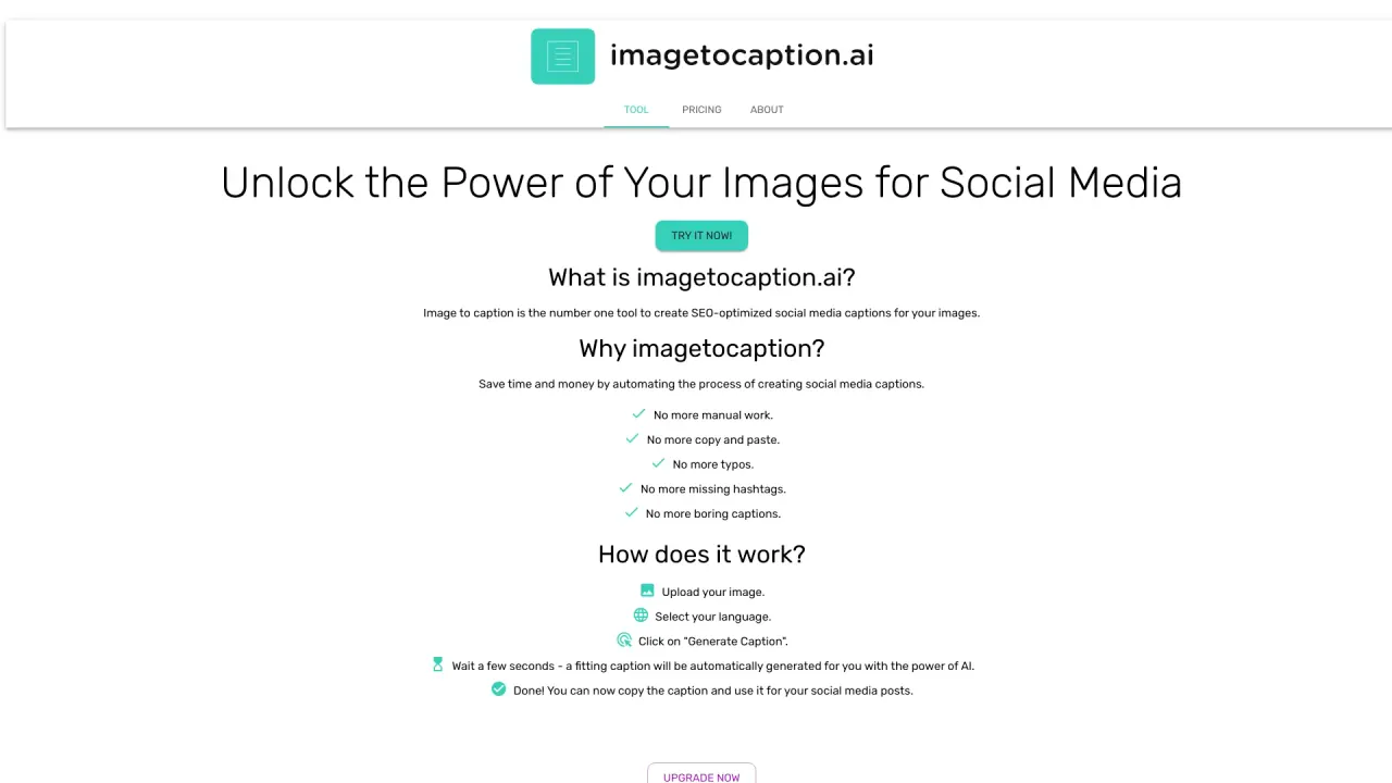 ImagetocaptionAI screenshot