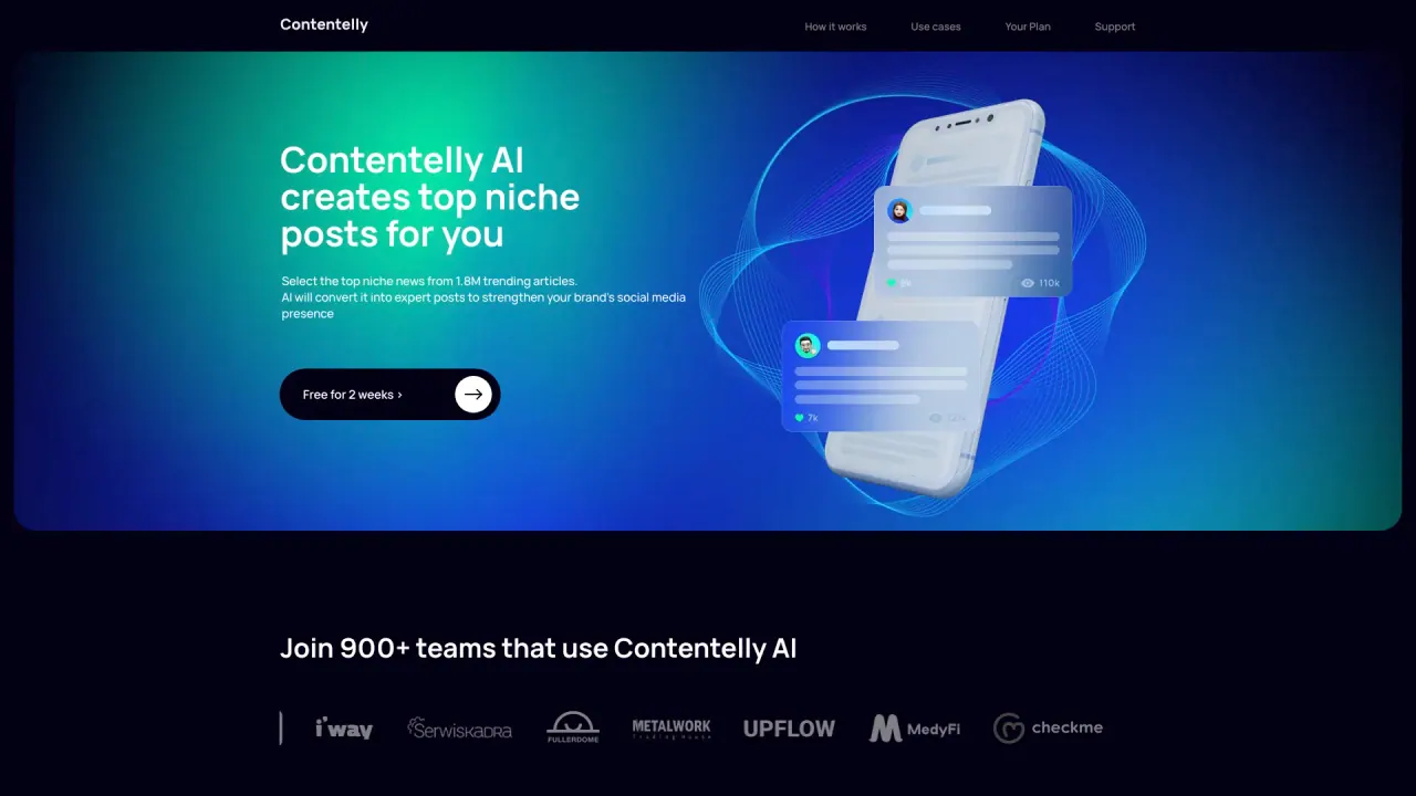 ContentallyAI screenshot