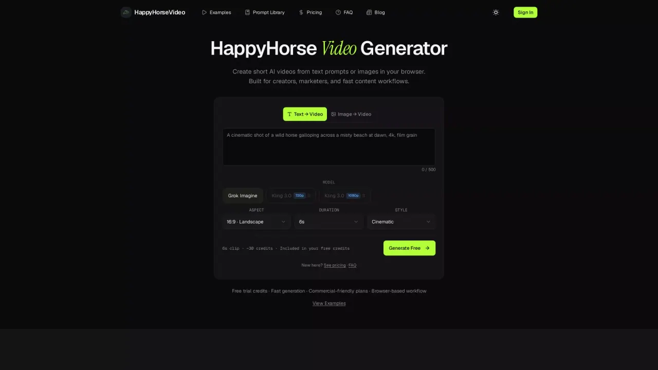 HappyHorseVideoStudio screenshot