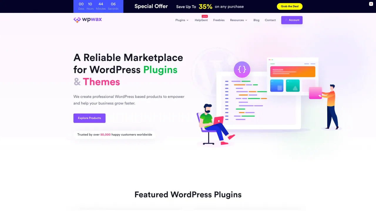 Wpwax screenshot