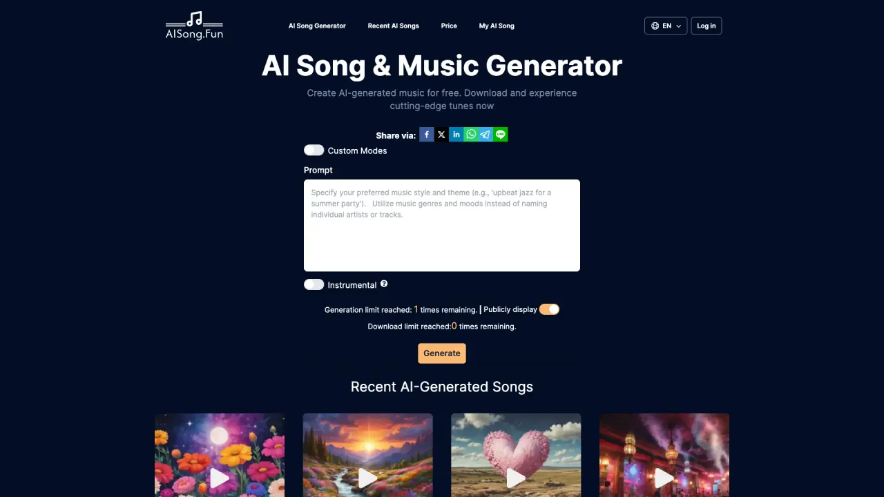 AI Song screenshot