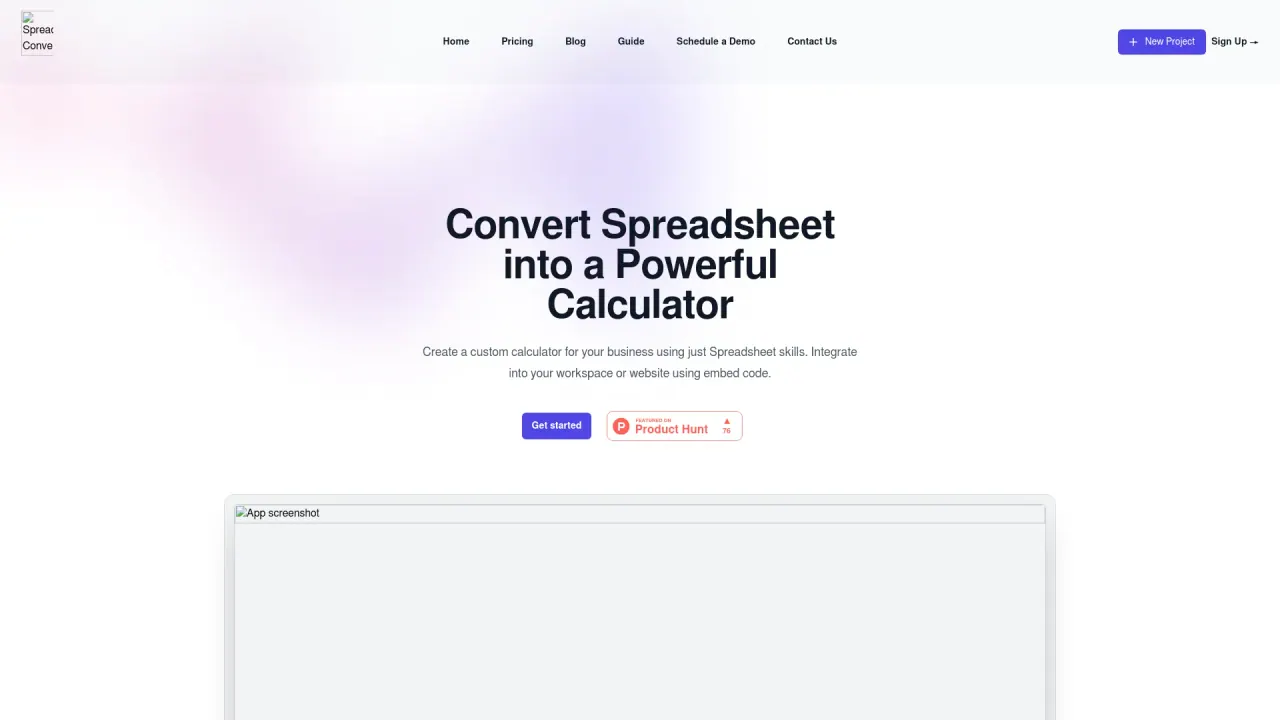 Spreadsheet Converter screenshot