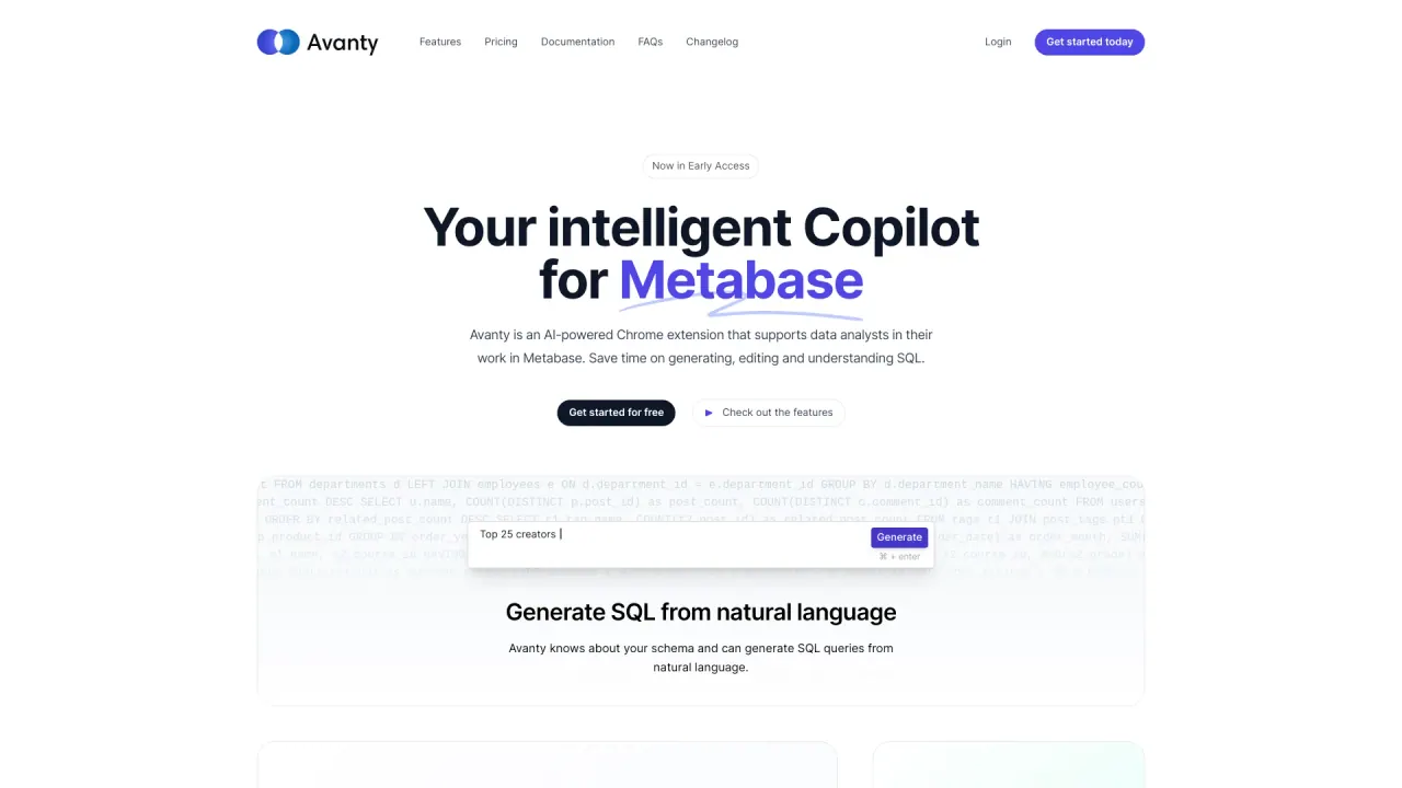 Avanty screenshot
