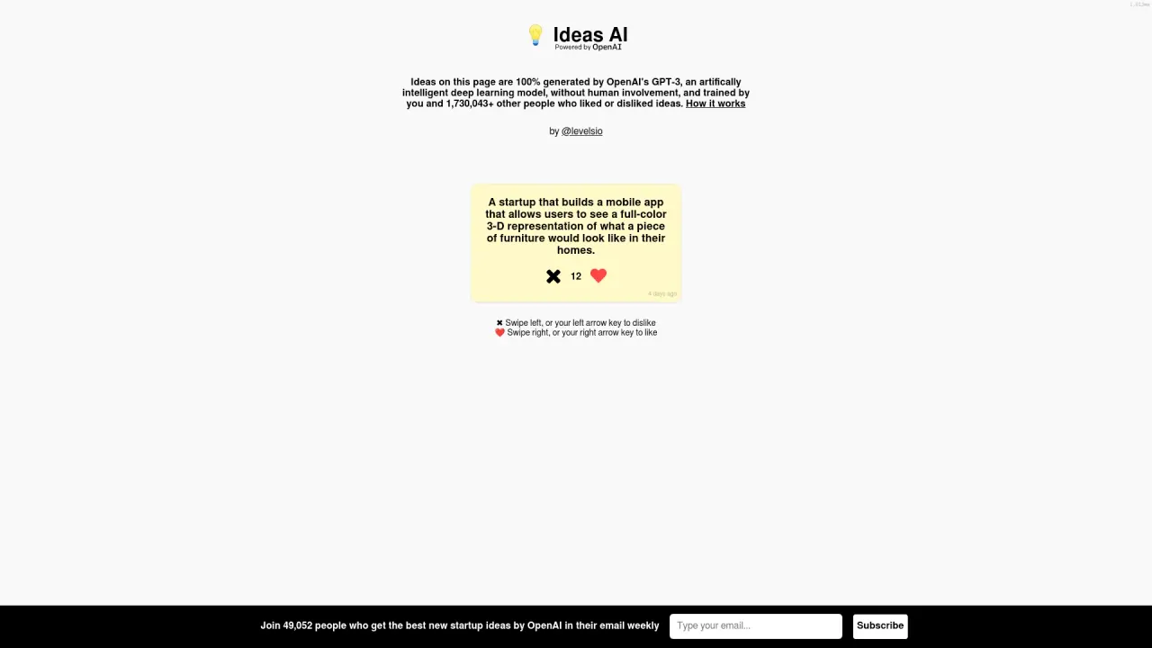 IdeasAI screenshot