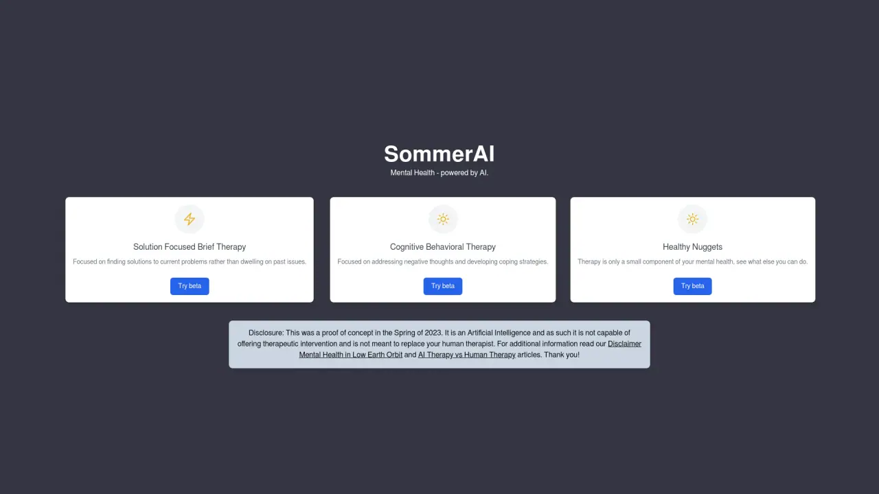SommerAI screenshot