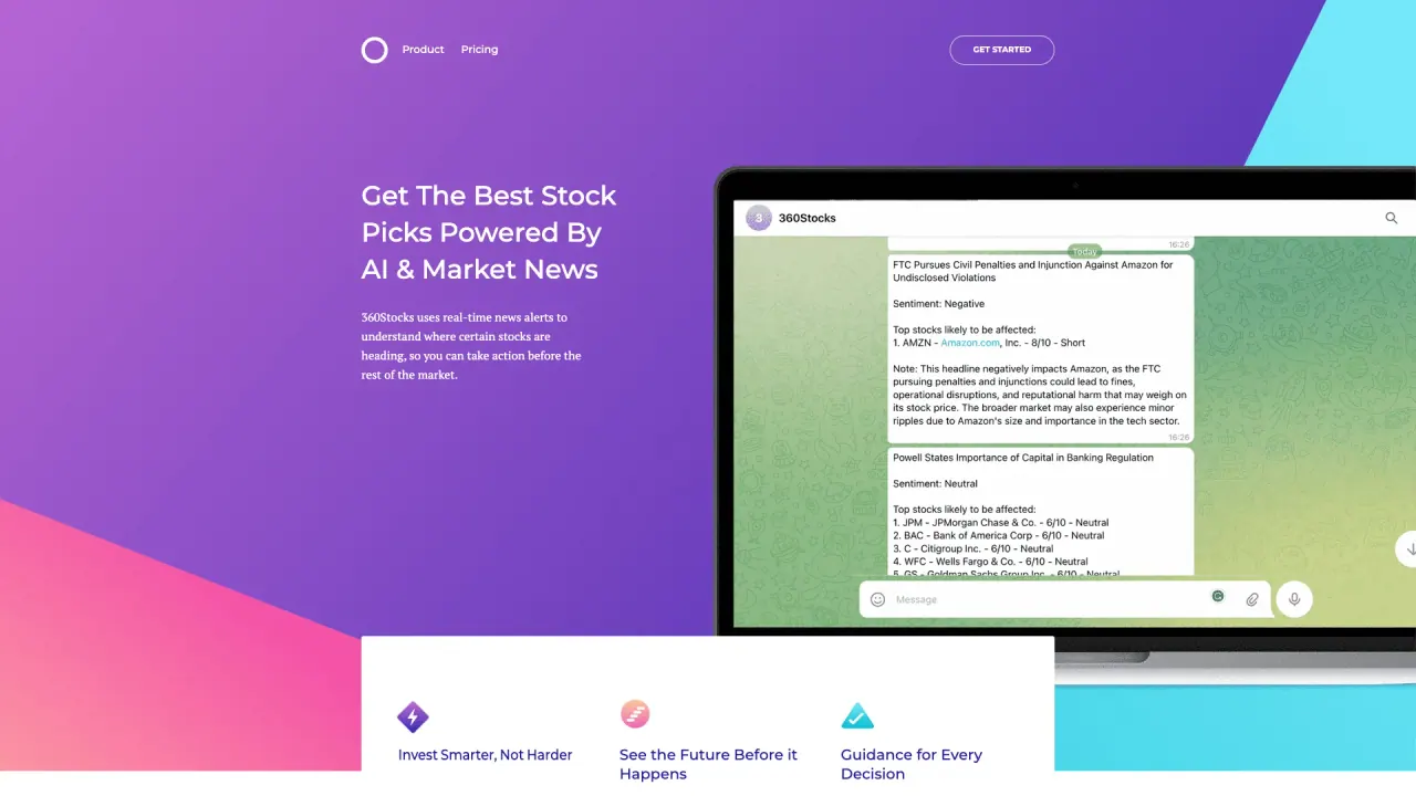 360Stocks screenshot