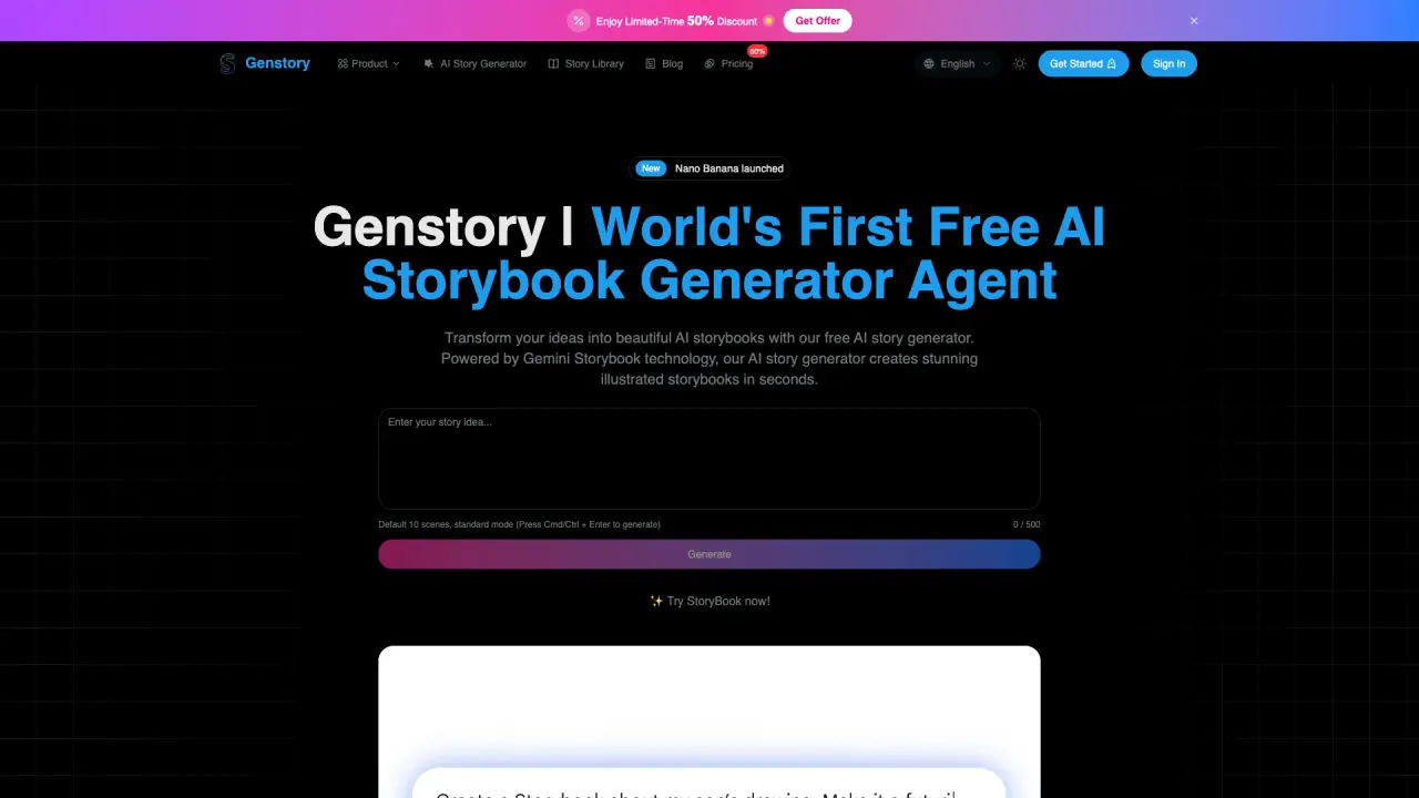 GenStory screenshot
