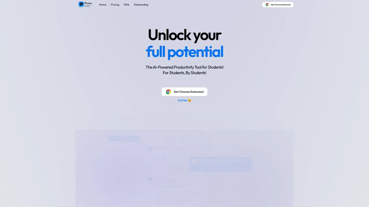 PraxyLabs screenshot