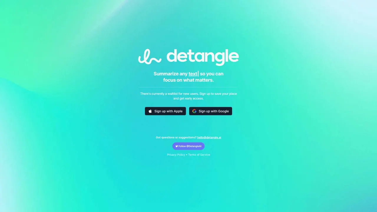 Detangle screenshot